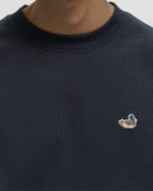 Edmmond Studios DUCK PATCH Blue Mens Sweatshirt