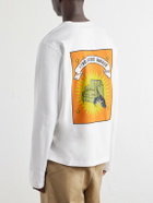 Kardo - Printed Cotton-Jersey T-Shirt - White