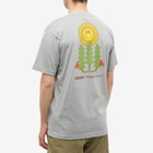 Hikerdelic x Flower Mountain Logo T-Shirt in Grey Marl