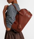 Prada Prada Signet Medium leather bowling bag
