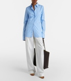 Toteme Striped cotton poplin shirt