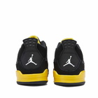 Air Jordan 4 Retro PS Sneakers in Black/Tour Yellow