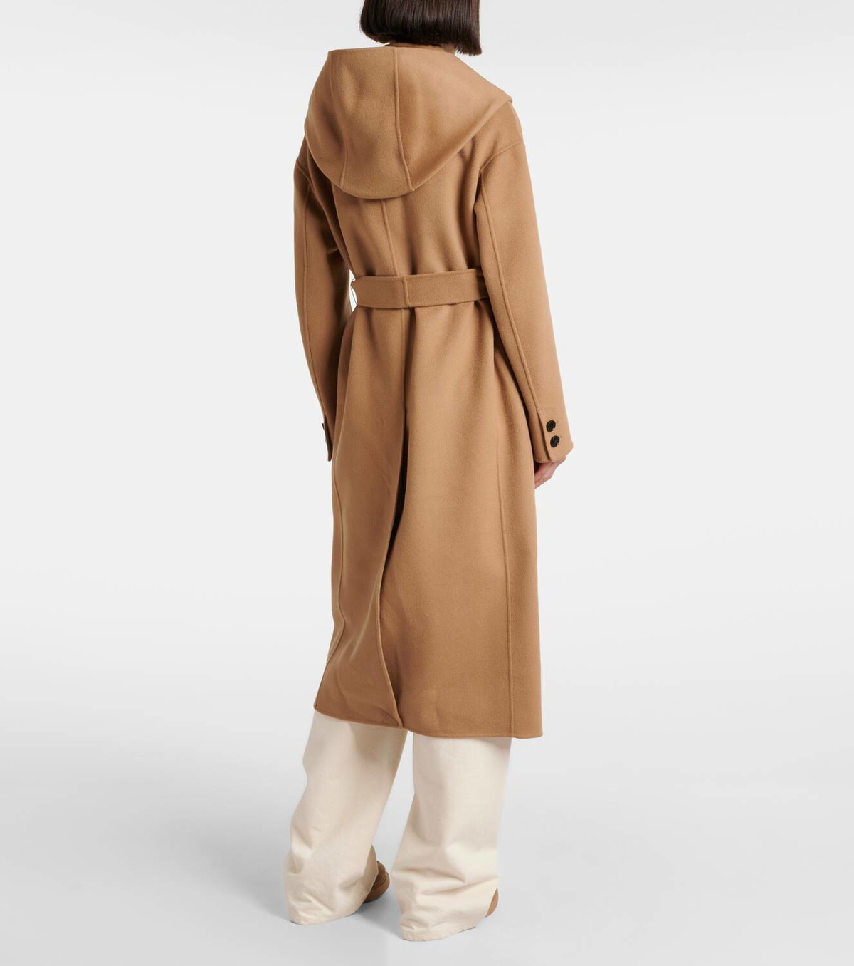 【送料 関税込】’S Max Mara Favola belted coat S Max Mara Favola belted virgin wool coat S Max Mara