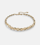 Shay Jewelry 18kt gold (750/1000) necklace with diamonds