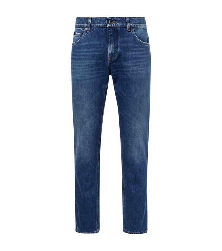 Photo: Dolce&Gabbana Faded straight jeans