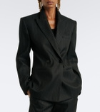 Isabel Marant Ranya pinstripe wool-blend blazer