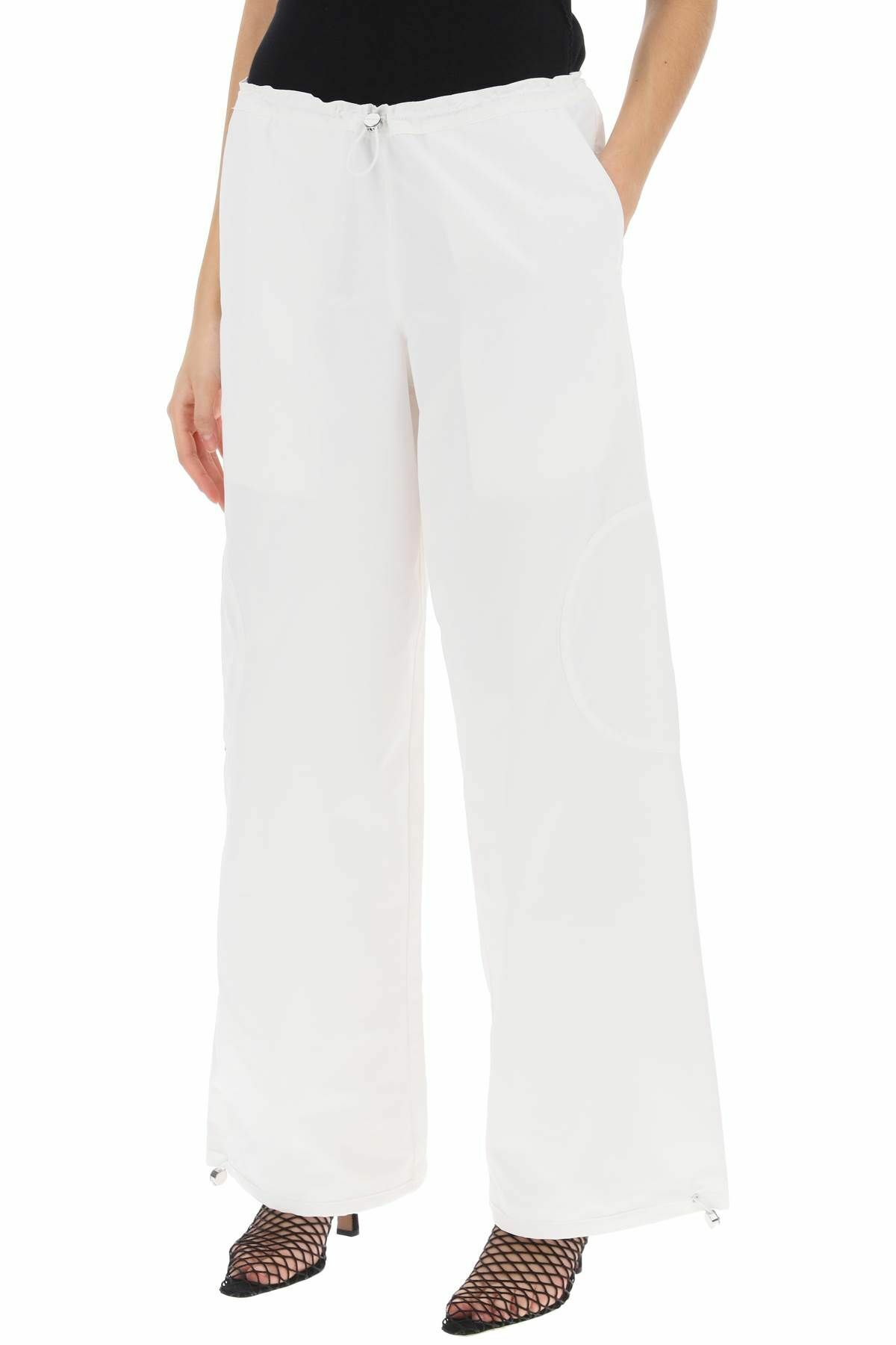 SAKS POTTS lucky wide leg pants White