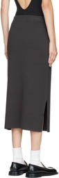 Boss Gray Festra Midi Skirt