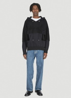 DRx FARMAxY FOR LN-CC Upcycled Crochet Hooded Sweatshirt