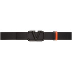 Valentino Reversible Black and Orange Valentino Garavani Lacquered VLogo Belt