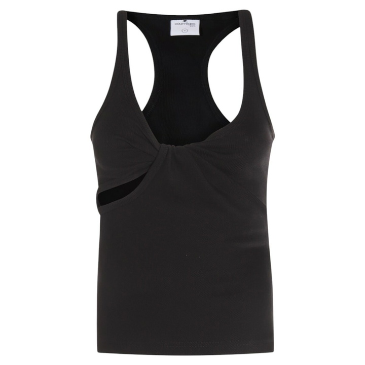 Photo: Courrèges Black Cotton Top