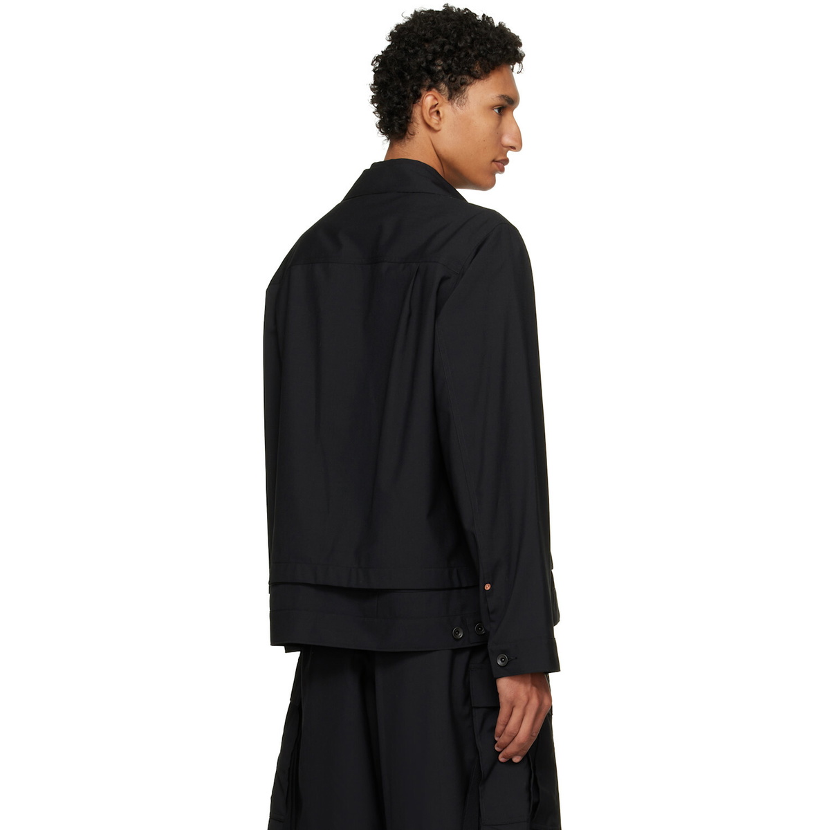 sacai Black Suiting Jacket