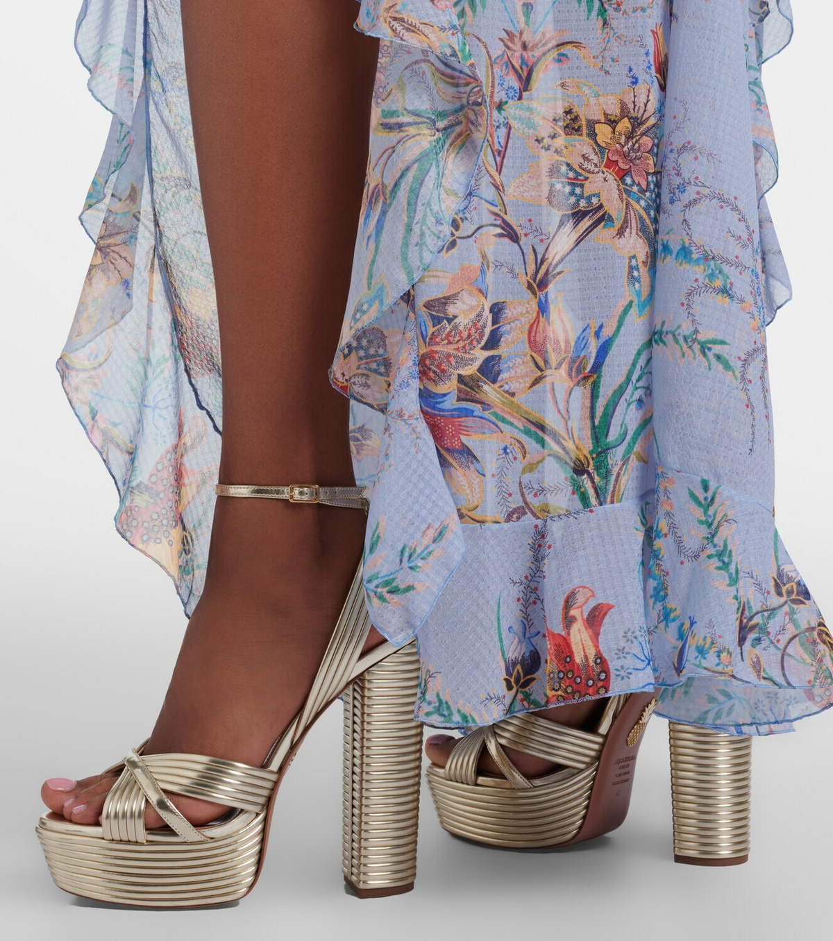 Aquazzura Sundance leather platform sandals