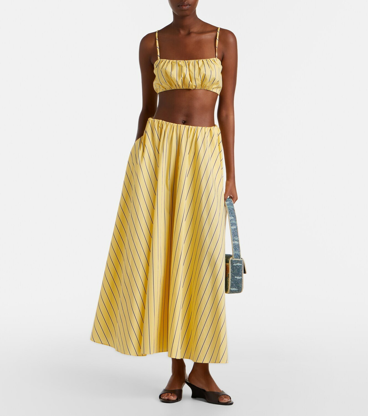 Staud Tommy beaded shoulder bag