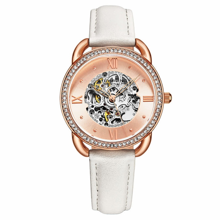 Photo: Stuhrling Original Legacy Automatic Rose Gold Dial Ladies Watch M16852
