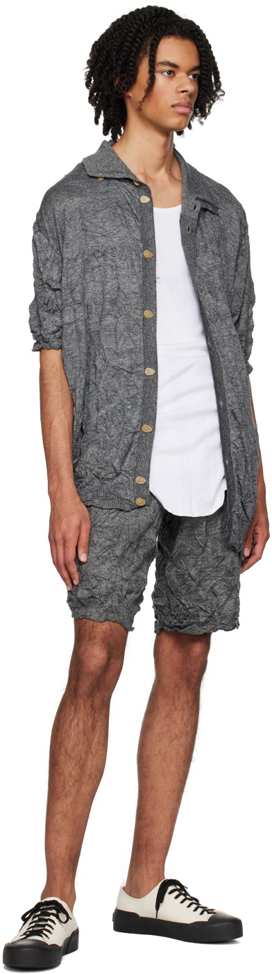 T/SEHNE SSENSE Exclusive Gray Polo