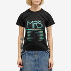 Martine Rose Women's Shrunken T-Shirt in Black/Mrs Tubes