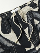 Saturdays NYC - Talley Shorth-Length Printed Swim Shorts - Black