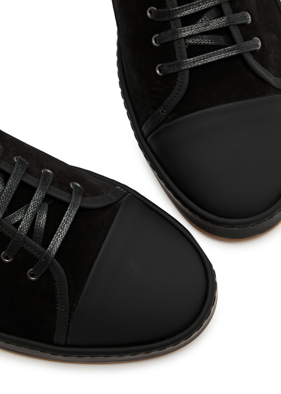 Aurélien Voyager Suede Sneakers Black