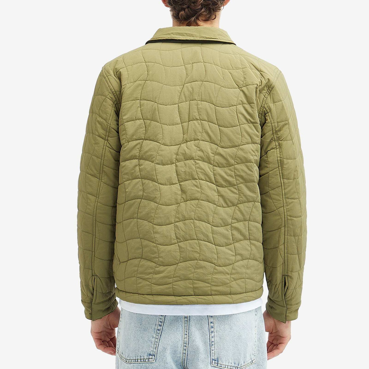 Dime Men's Reversible Insulated Jacket in Moss/Army Dime