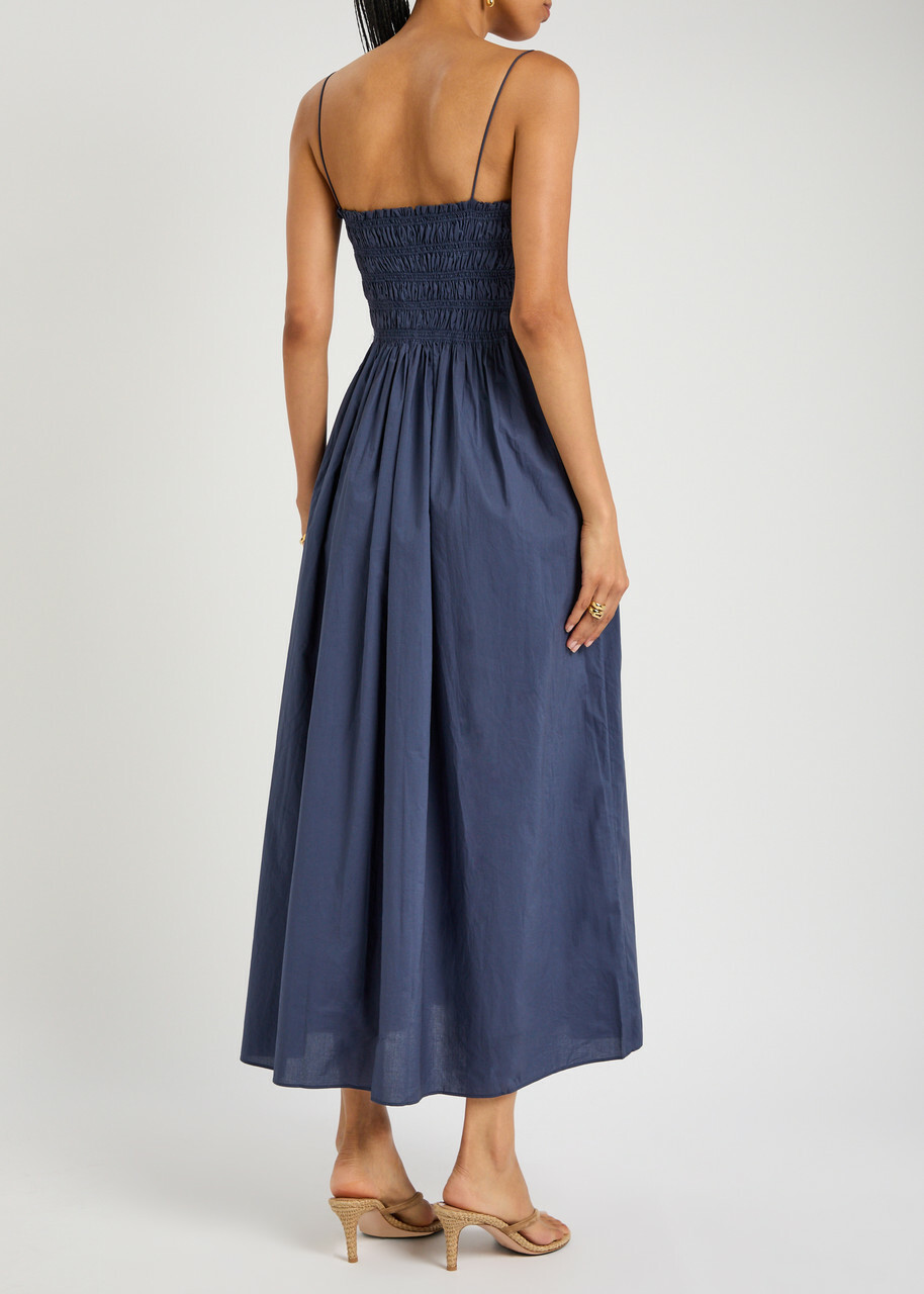 silk cowl midi dress Burke Satin Midi Dress – SIMKHAI
