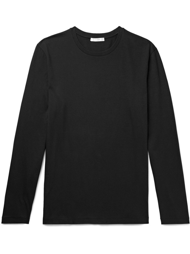 Photo: THE ROW - Leon Cotton-Jersey T-Shirt - Black