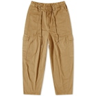 FrizmWORKS Men's Twill Cargo Balloon Pants in Beige