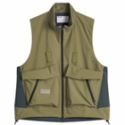 Poliquant Men's Packable Multiple Functions Vest in Olive