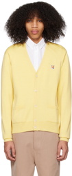 Maison Kitsuné Yellow Fox Head Cardigan