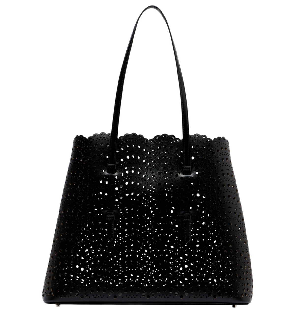 Alaïa Mina 25 Vienne Wave Small suede tote bag ALAÏA