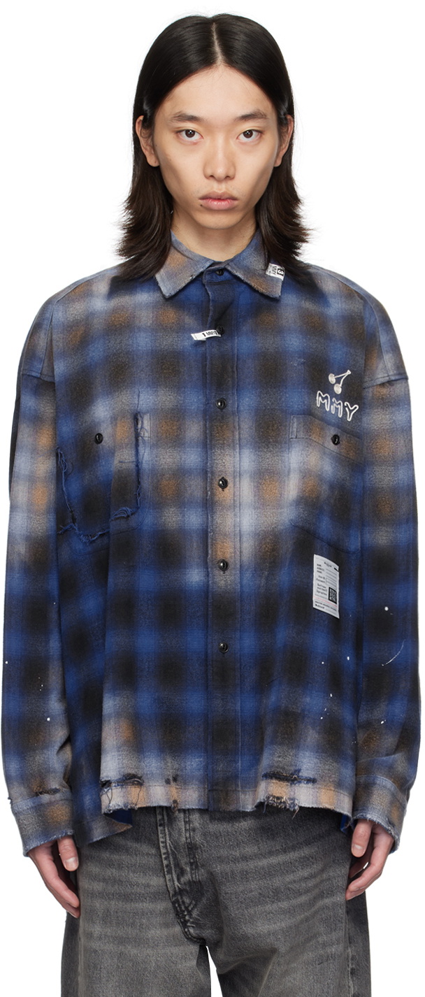 MAISON MIHARA YASUHIRO Check Shirt 48佐藤健