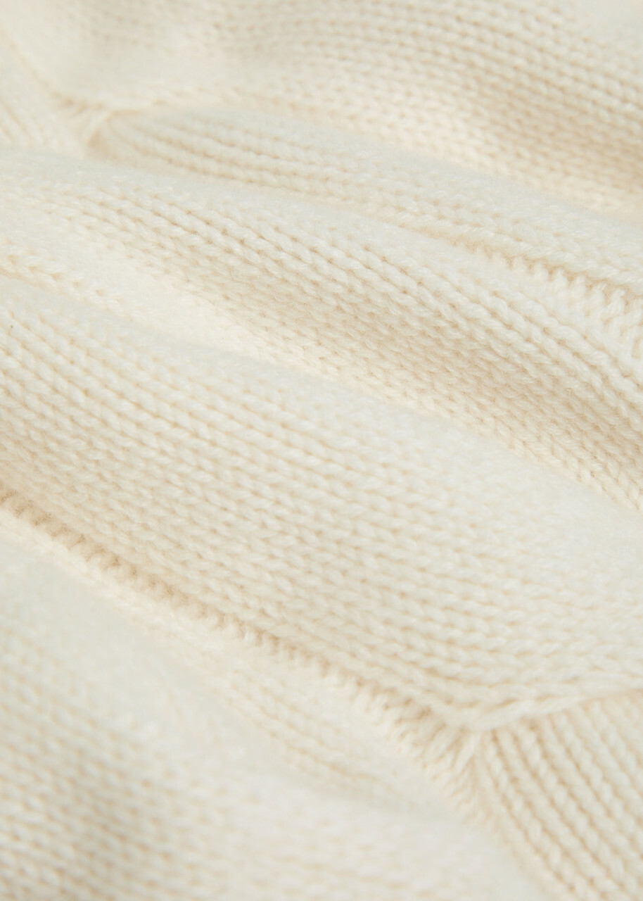 Lisa Yang Sammie Cable-knit Cashmere Jumper Cream