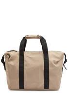 Rains Hilo Weekend Small Rubberised Holdall - Beige - One Size