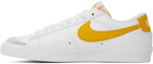 Nike White & Yellow Low '77 Vintage Sneakers