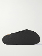 JW Anderson - Chain-Embellished Suede Backless Loafers - Black