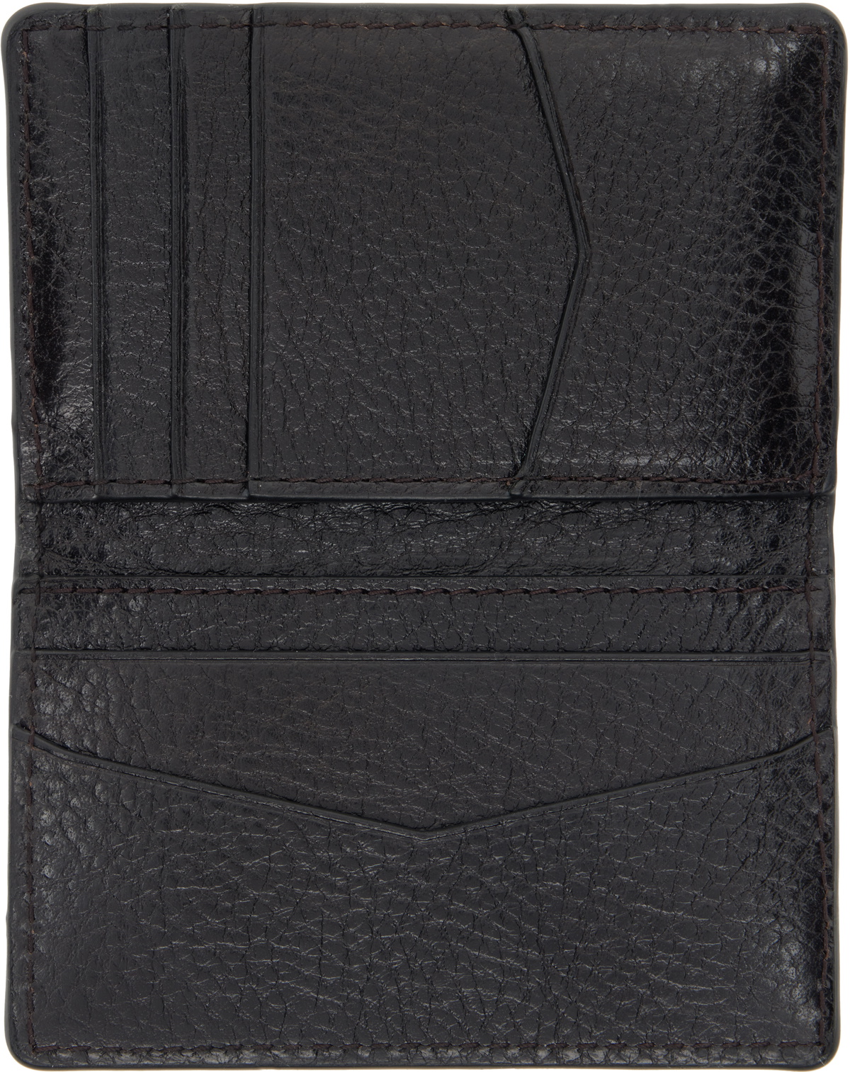 LEMAIRE Brown Gear Pocket Organizer Card Holder