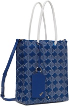 ADER error Blue Quilted Shopper Tote