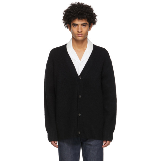 Photo: Acne Studios Black Wool and Cashmere Cardigan