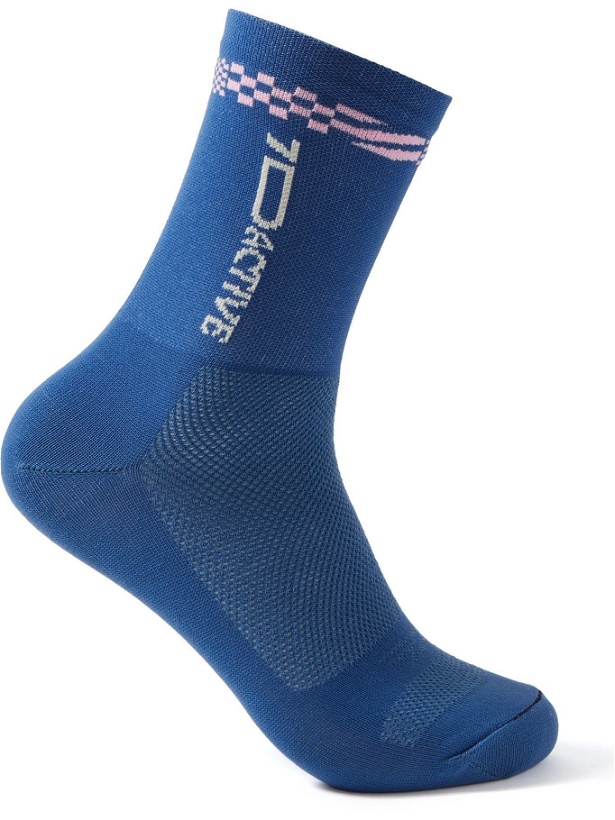 Photo: 7 DAYS ACTIVE - Argon 18 Stretch-Knit Socks - Blue