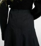 Proenza Schouler Heidi cotton-blend midi skirt