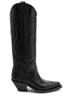 Gabriela Hearst Capitana 60 Leather Knee-high Boots Black