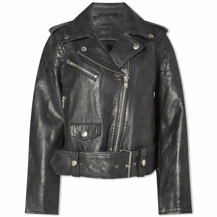 Photo: Stand Studio Women's Icon Leather Jacket in Black