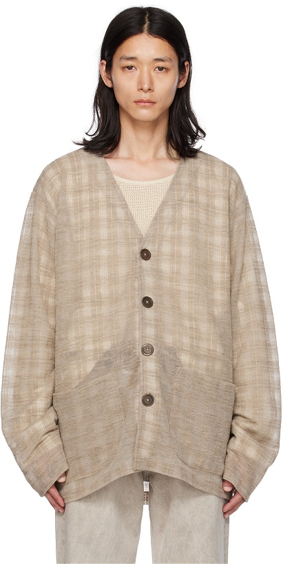 Photo: Our Legacy Gray Check Cardigan