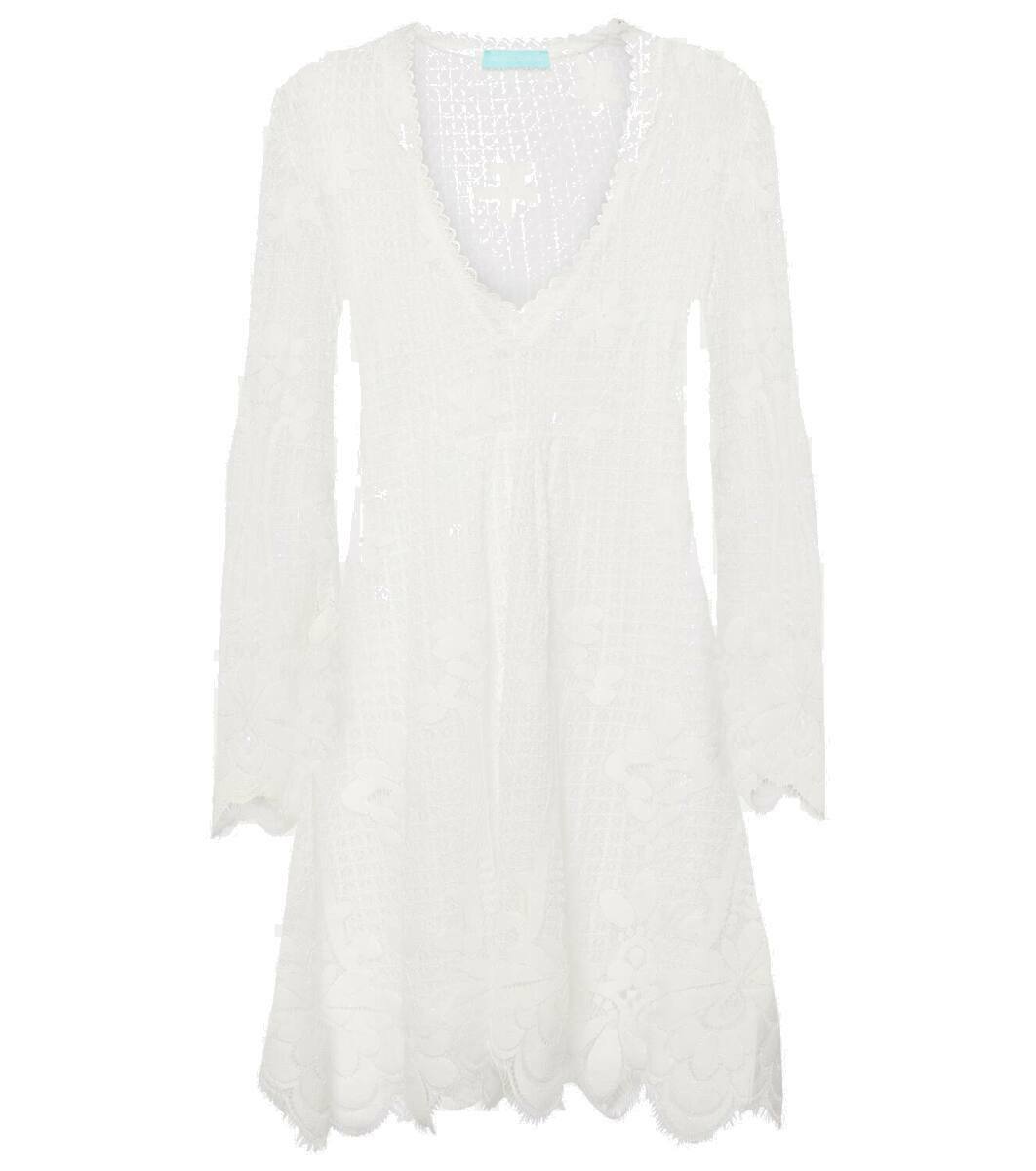 Melissa Odabash Dune Short Crochet Skirt- Rose main image 1