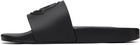 Moncler Black Basile Rubber Pool Slides