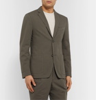 Officine Generale - Cotton-Seersucker Suit Jacket - Green