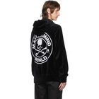 mastermind WORLD Black Velour Hoodie