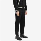 Neil Barrett Men's Tom Patch Pocket Zipped Hem Trousers in Black