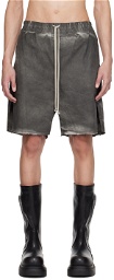 Rick Owens Gray Long Boxers Shorts