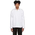 Spencer Badu White Half-Zip Dress Shirt